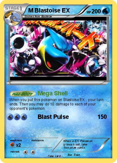 Pokemon M Blastoise EX