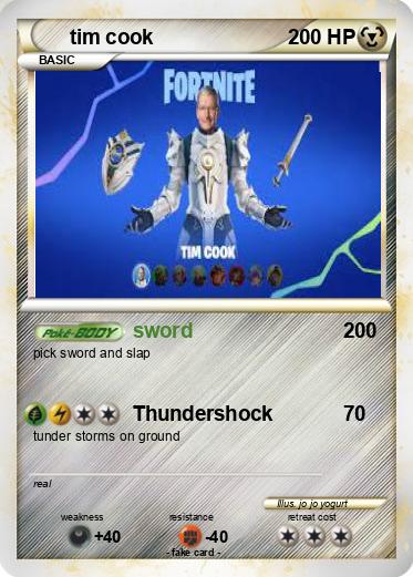 Pokemon tim cook