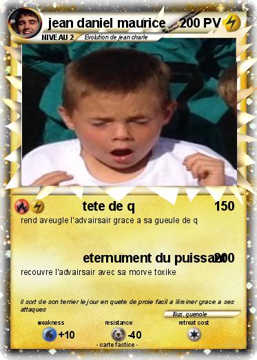 Pokemon jean daniel maurice