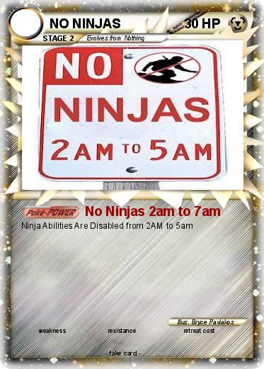 Pokemon NO NINJAS