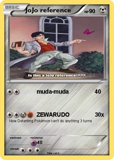 Pokemon JoJo reference