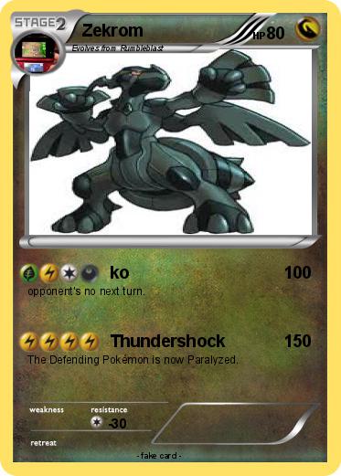Pokemon Zekrom