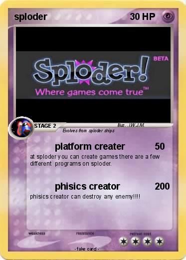 Pokemon sploder