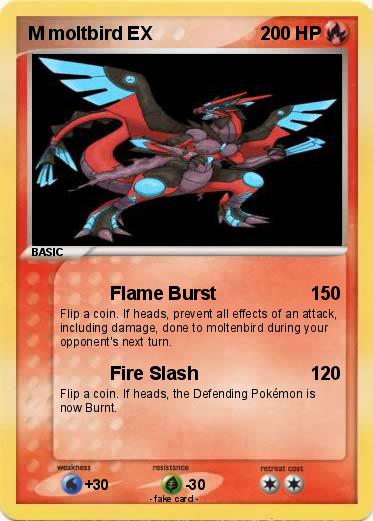 Pokemon M moltbird EX