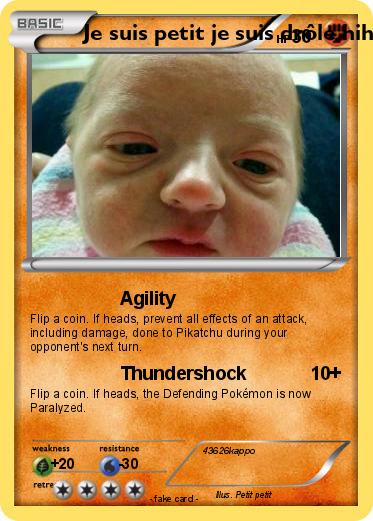 Pokemon Je suis petit je suis drôle hihihi