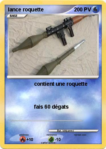 Pokemon lance roquette