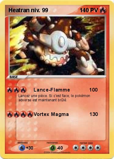 Pokemon Heatran niv. 99