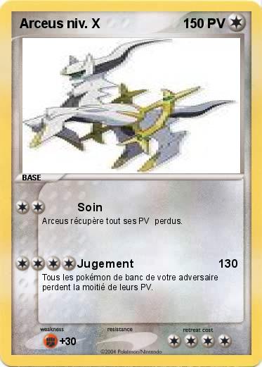 Pokemon Arceus niv. X