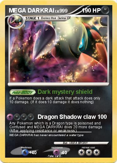 Pokemon MEGA DARKRAI
