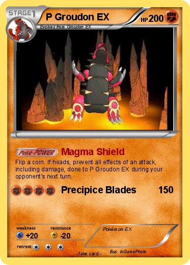 Pokemon P Groudon EX