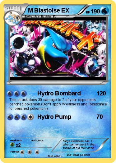 Pokemon M Blastoise EX