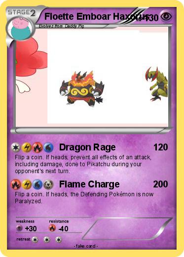 Pokemon Floette Emboar Haxorus