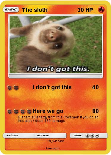 Pokemon The sloth