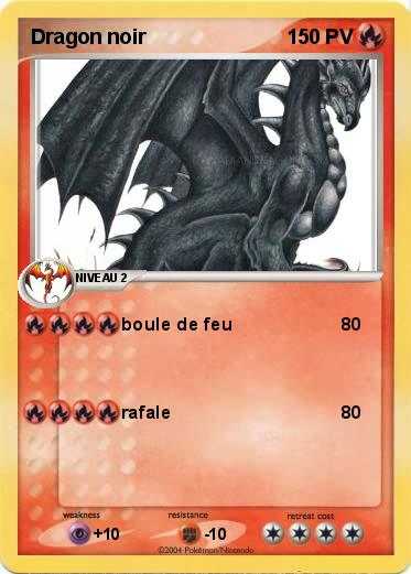Pokemon Dragon noir
