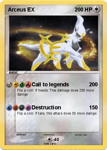 Pokemon Arceus EX