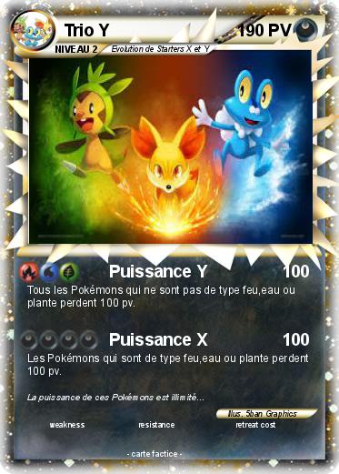 Pokemon Trio Y