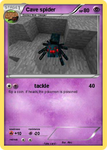Pokemon Cave spider