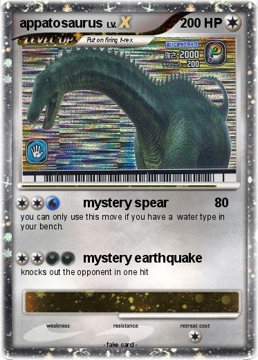 Pokemon appatosaurus