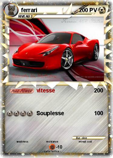 Pokemon ferrari
