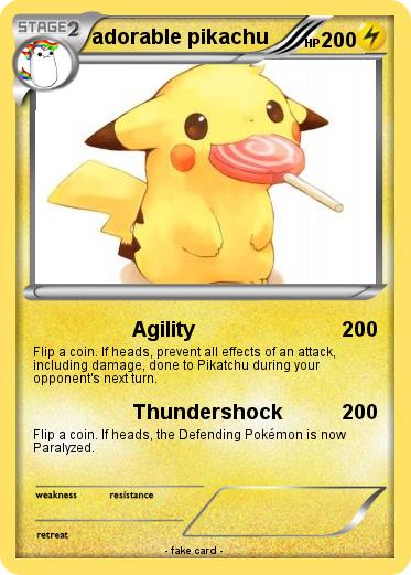 Pokemon adorable pikachu