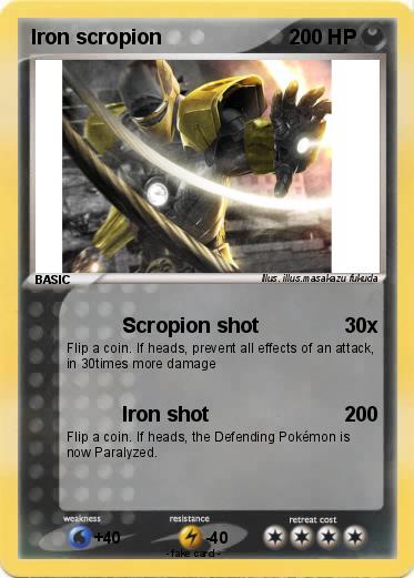 Pokemon Iron scropion
