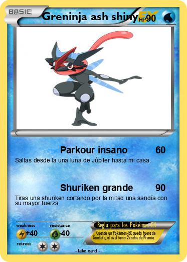 Pokemon Greninja ash shiny