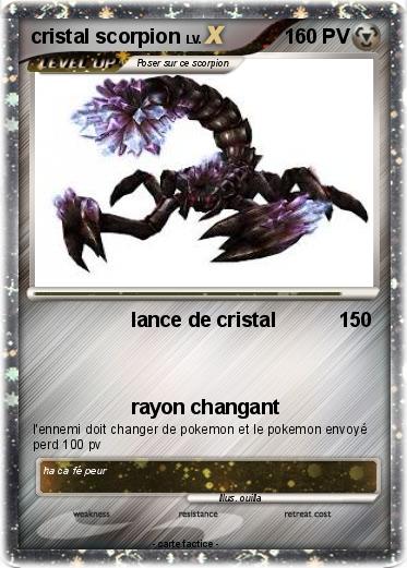 Pokemon cristal scorpion