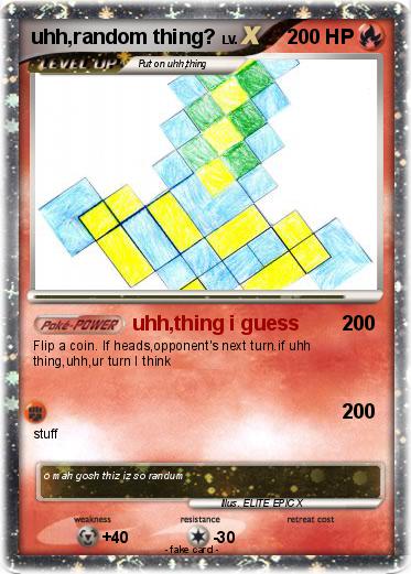 Pokemon uhh,random thing?