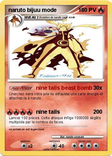 Pokemon naruto bijuu mode