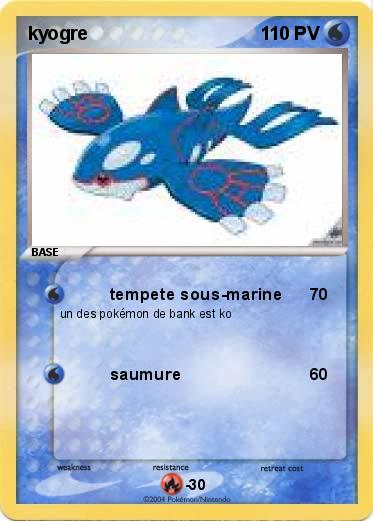 Pokemon kyogre