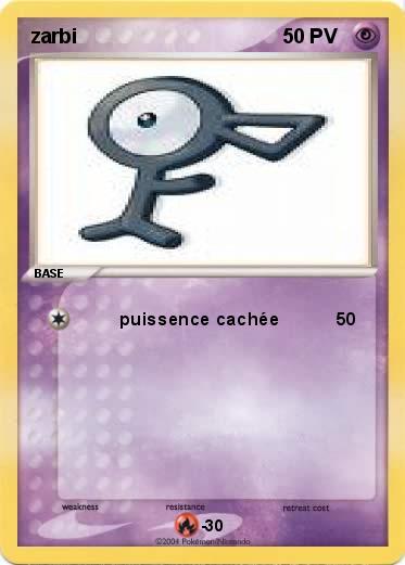 Pokemon zarbi