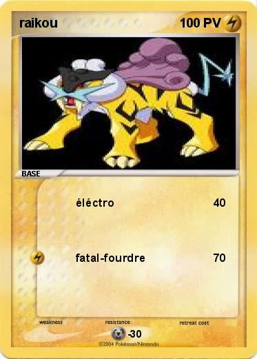Pokemon raikou