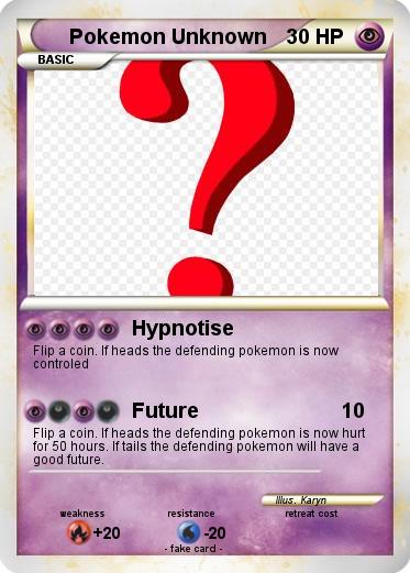 Pokemon Pokemon Unknown