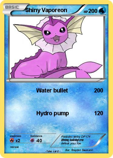 Pokemon Shiny Vaporeon
