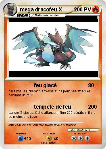 Pokemon mega dracofeu X