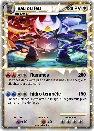 Pokemon eau ou feu