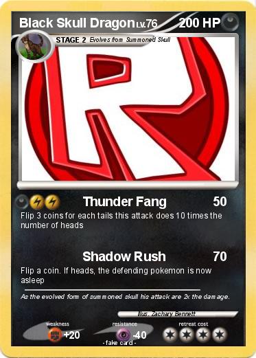 Pokemon Black Skull Dragon