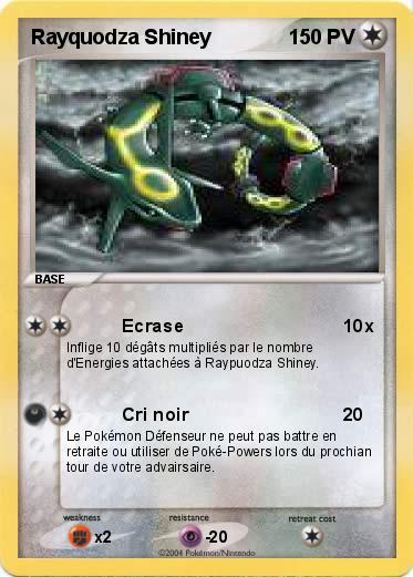 Pokemon Rayquodza Shiney