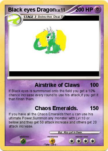 Pokemon Black eyes Dragon