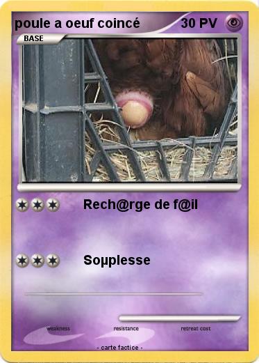 Pokemon poule a oeuf coincé