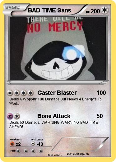 Pokemon BAD TIME Sans