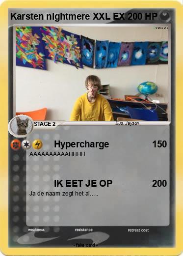 Pokemon Karsten nightmere XXL EX