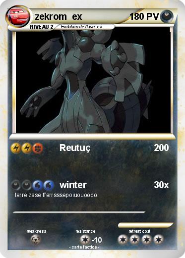Pokemon zekrom  ex