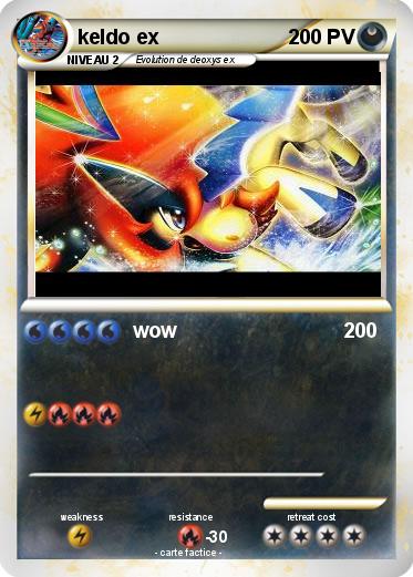 Pokemon keldo ex