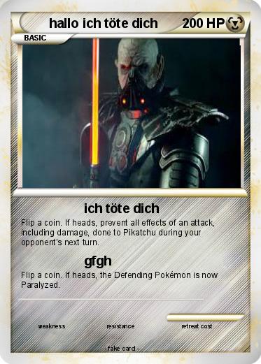 Pokemon hallo ich töte dich