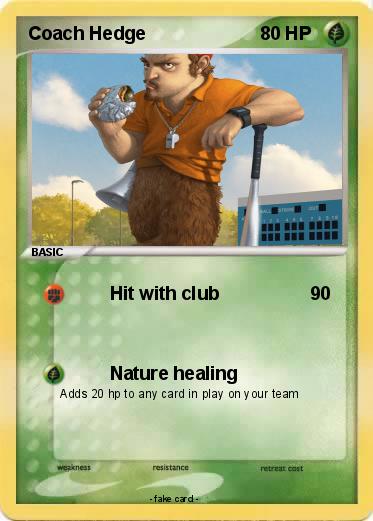 Pokemon Coach Hedge