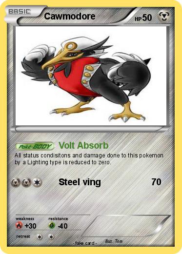 Pokemon Cawmodore