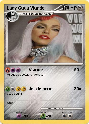 Pokemon Lady Gaga Viande
