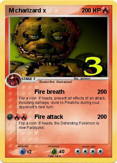 Pokemon M charizard x