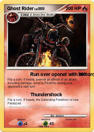 Pokemon Ghost Rider